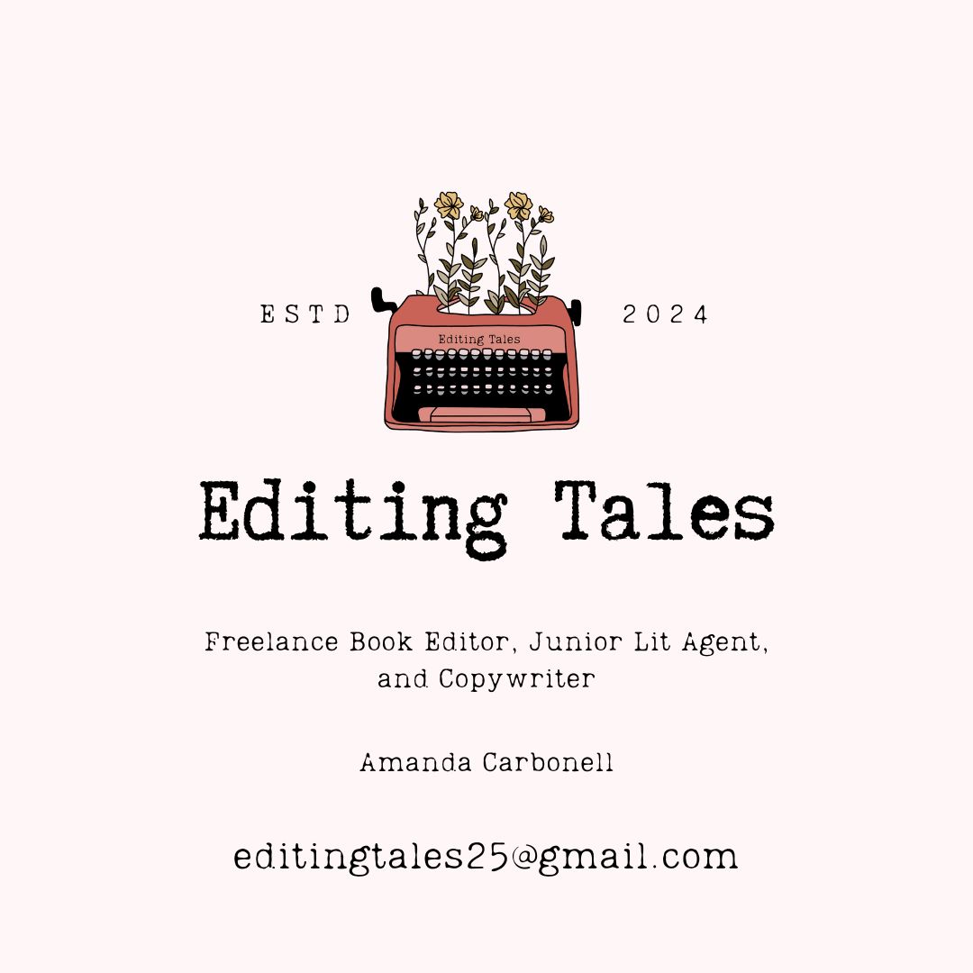 Amanda Carbonell 🇵🇷 (@amandabadillo25) on Twitter photo I have finally made a page specifically for Editing Tales: <a href="/EditingTales/">Amanda Carbonell</a>. I'm excited to connect with more writers there & offer the same detailed editorial feedback on everything from query packages to full manuscripts. If you can please follow & share I would so appreciate it! I have finally made a page specifically for Editing Tales: <a href="/EditingTales/">Amanda Carbonell</a>. I'm excited to connect with more writers there & offer the same detailed editorial feedback on everything from query packages to full manuscripts. If you can please follow & share I would so appreciate it!