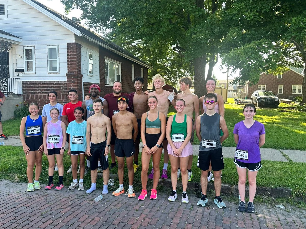 There are not many things more exciting than showing up to a 5K at 7 am on a Saturday and alums are there to run with our current and future XC and track athletes!  Blessed to be a part of the Red Devil XC and T&amp;F programs!!!