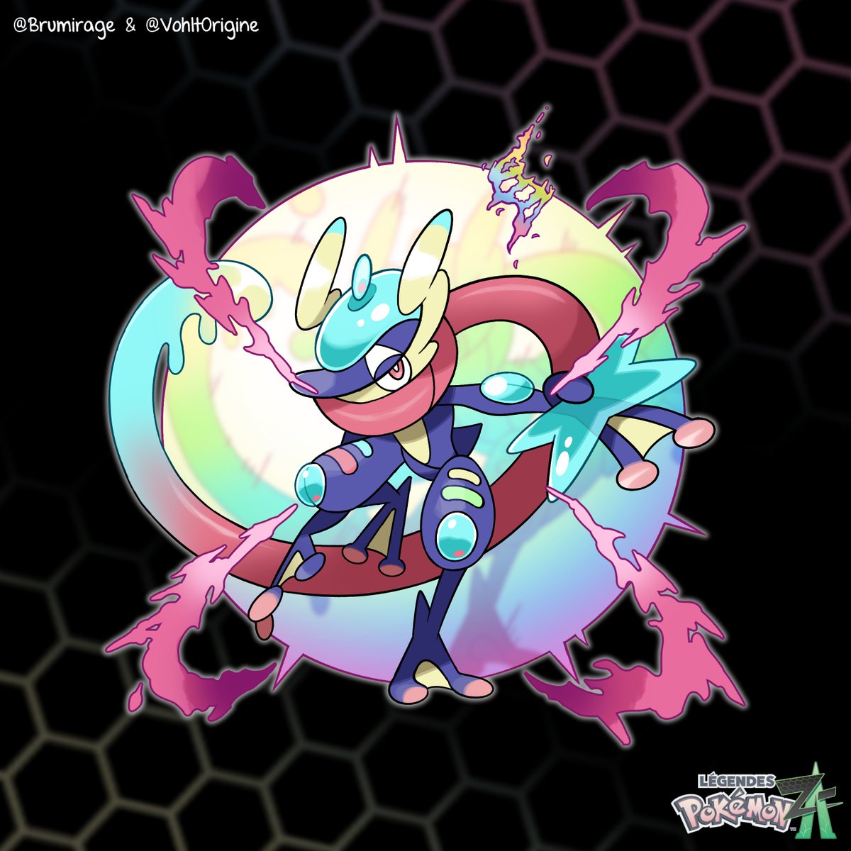 Brumirage's tweet image. Contente de vous présenter notre Méga Amphinobi, qu'on a créé avec @VohltOrigine ! Merci pour l'invit' c'était super cool 🔥