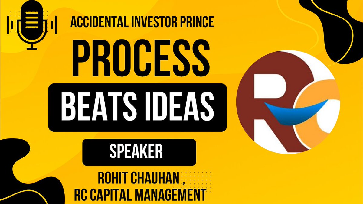 Don't forget to tune in today at 9:00 PM IST to listen to <a href="/rohitchauhan/">Rohit Chauhan</a> on Process beats ideas

Limited slots only (100)
meet.google.com/dzr-kptr-wgb