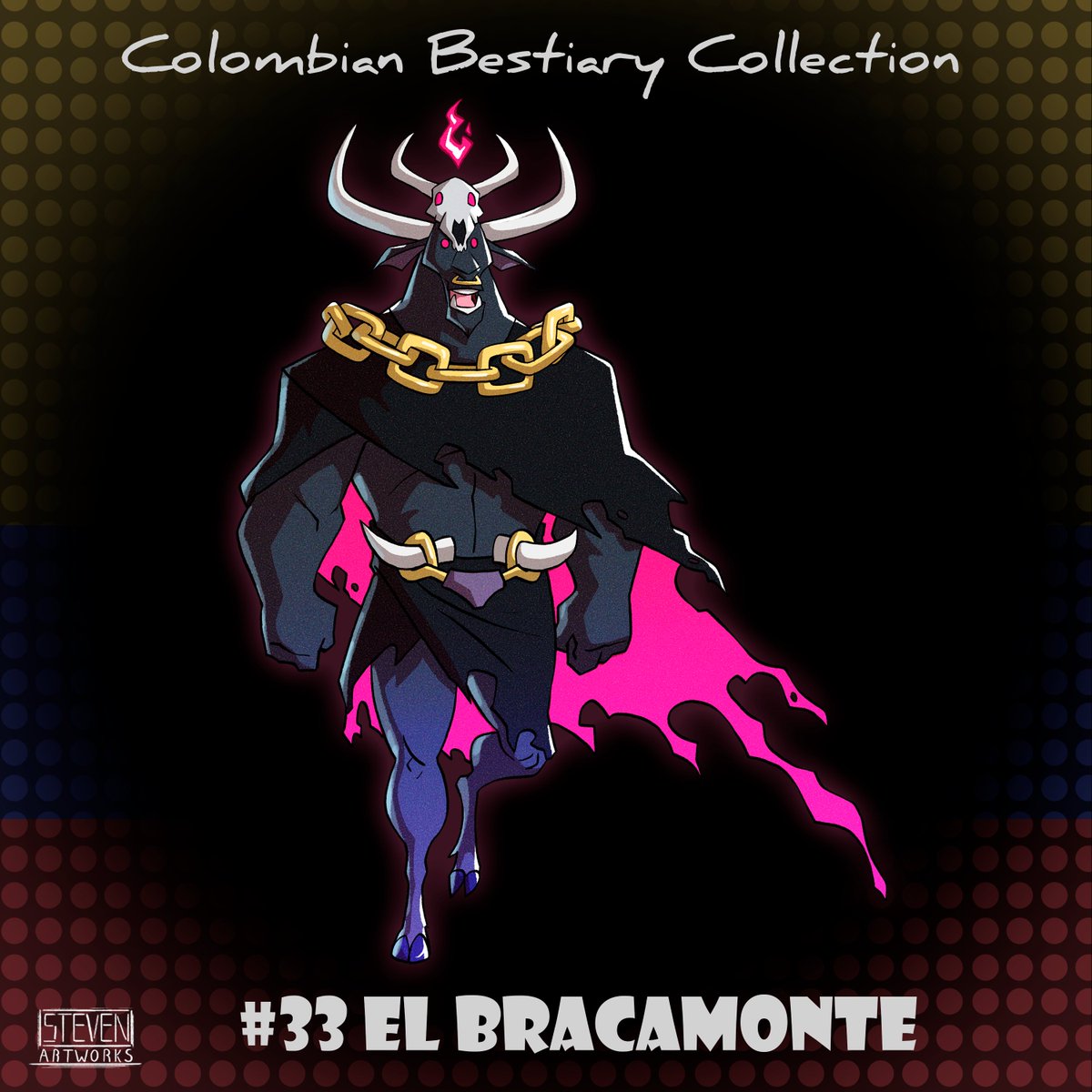 SableElSable's tweet image. Reposting some Colombian Myths and legends designs that i did for a project.