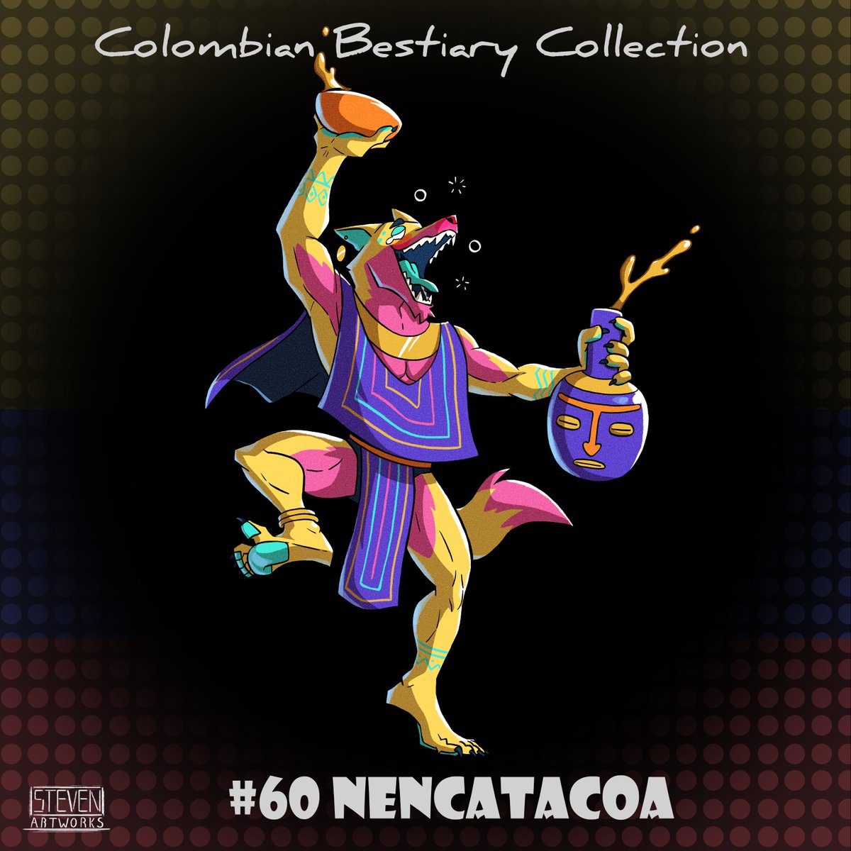 SableElSable's tweet image. Reposting some Colombian Myths and legends designs that i did for a project.