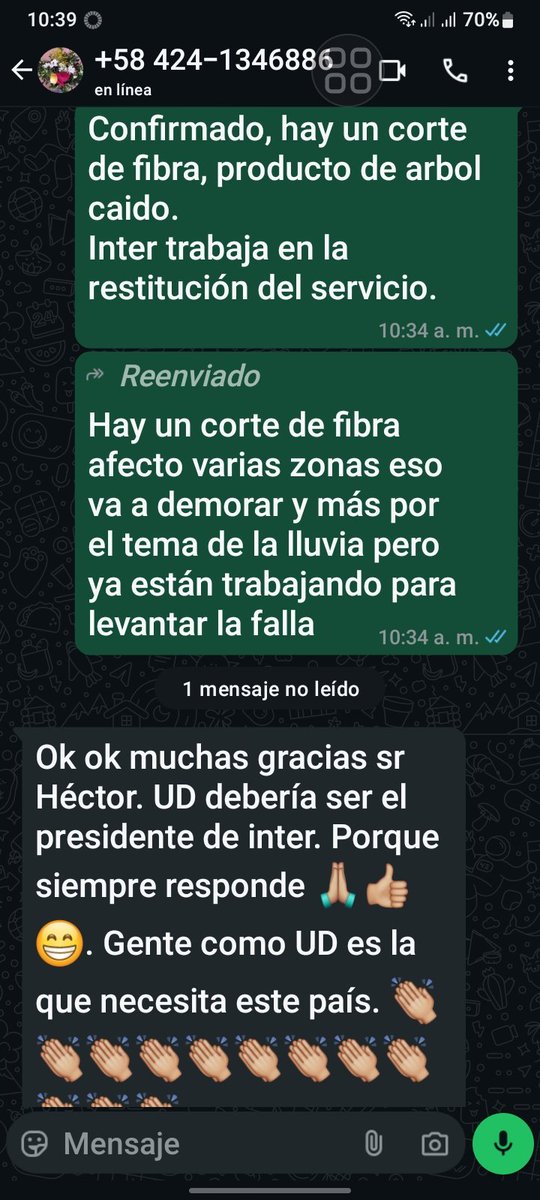 dulcey_hector's tweet image. El que conoce de mi trabajo, siente que ser atendido es parte de un postventa tecnico efectivo. 
Aún cuando no se reconozca labor. #InterCliente