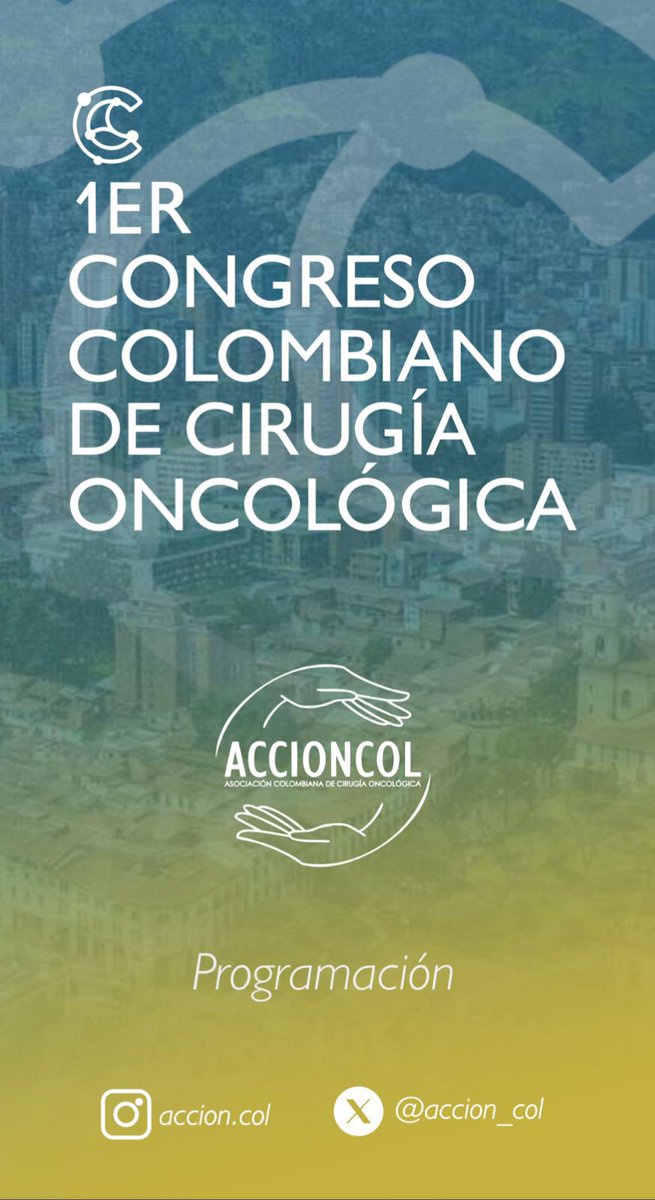 Asociación Colombiana de Cirugía Oncológica (@accion_col) on Twitter photo 📣‼️ We are honored to announce the beginning of the 🇨🇴Colombian Society of Surgical Oncology. Yesterday marked the opening of our first official event: the 1st Colombian Congress of Surgical Oncology. We appreciate your support!
<a href="/ascolcirugia/">AsColCirugía</a> <a href="/ESSOnews/">European Society of Surgical Oncology (ESSO)</a> <a href="/SocSurgOnc/">Society of Surgical Oncology</a> #accioncol2025 📣‼️ We are honored to announce the beginning of the 🇨🇴Colombian Society of Surgical Oncology. Yesterday marked the opening of our first official event: the 1st Colombian Congress of Surgical Oncology. We appreciate your support!
<a href="/ascolcirugia/">AsColCirugía</a> <a href="/ESSOnews/">European Society of Surgical Oncology (ESSO)</a> <a href="/SocSurgOnc/">Society of Surgical Oncology</a> #accioncol2025