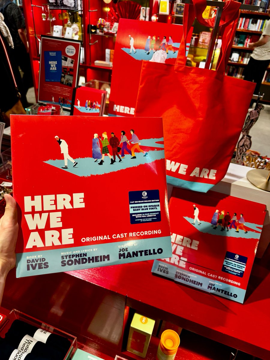 ConcordUKShows's tweet image. It's a perfect day to head into @NationalTheatre Bookshop and grab your copy of the opaque baby blue deluxe edition vinyl and CD of the Original Cast Recording of Here We Are, the final musical by Stephen Sondheim! ✨
Find out more at ctr.ffm.to/hereweare. 🚙…