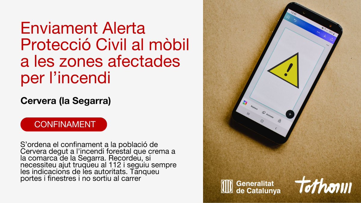 Protecció civil tweet media