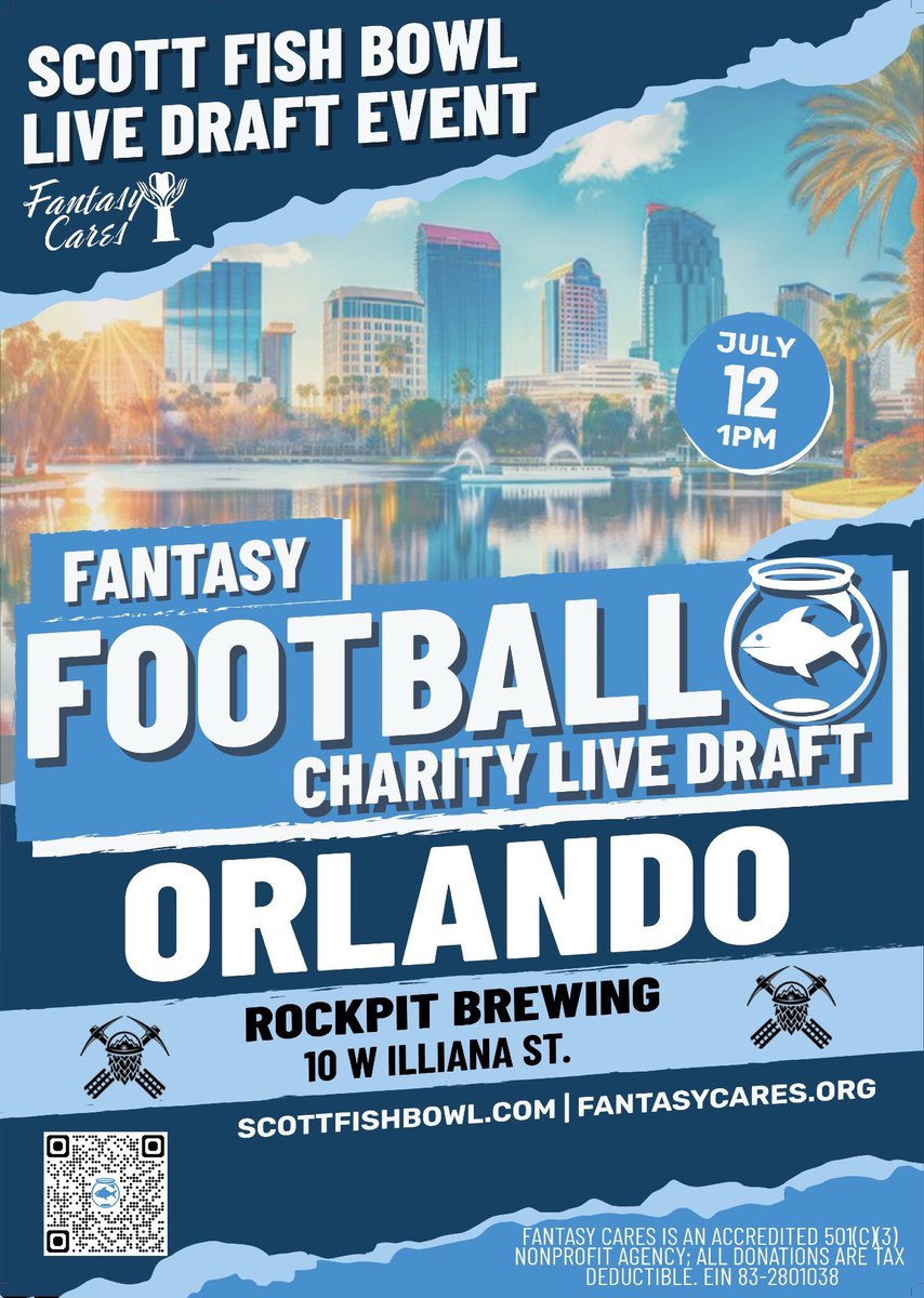 kavorka324's tweet image. T minus 3 weeks for my #SFB15orlando live draft. Time is flying. #SFB15 @ScottFish24 @FantasyCaresOrg