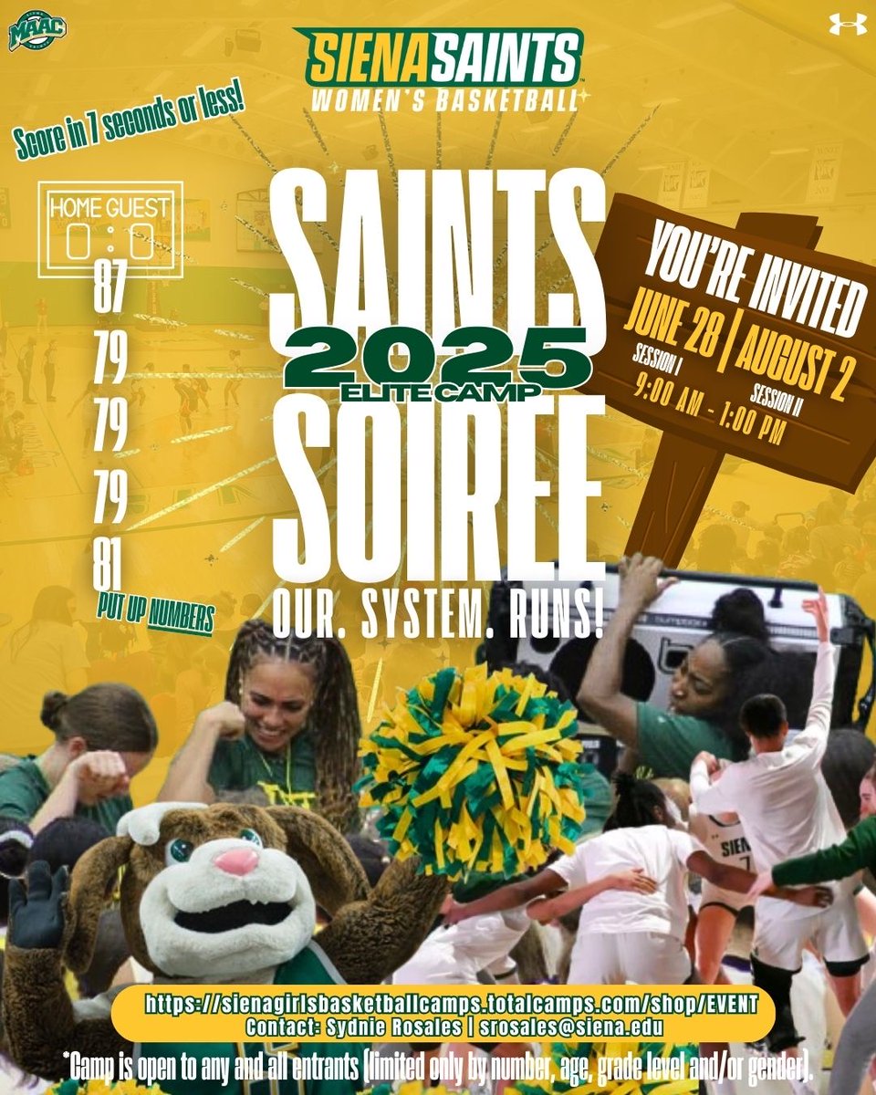 ‼️ONE WEEK OUT FROM SESSION 1‼️SIGN UP NOW!

#BuiltforSpeed #SummerWithTheSaints #MarchOn