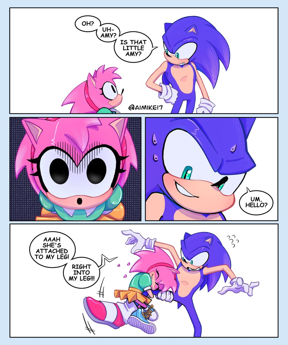 aimike17's tweet image. jumpscare
#SonicTheHedgehog #AmyRose #sonicfanart