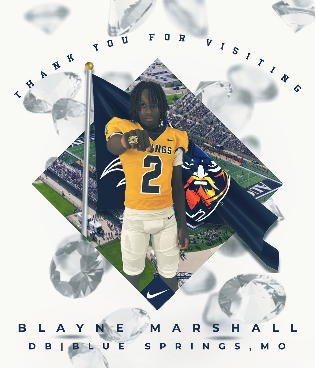 Blayne Marshall (@two_marshall2) on Twitter photo Had a great time at <a href="/AugieFB/">Augustana Football</a> thanks for having me <a href="/Coach_Enderson/">Brock Enderson</a> <a href="/CoachSipple/">Mark Sipple</a>
<a href="/OJsimpso32/">OJ Simpson</a> <a href="/CoachWilmes25/">Coach Alan Wilmes</a> <a href="/JaguarsBss/">Blue Springs South Football</a> Had a great time at <a href="/AugieFB/">Augustana Football</a> thanks for having me <a href="/Coach_Enderson/">Brock Enderson</a> <a href="/CoachSipple/">Mark Sipple</a>
<a href="/OJsimpso32/">OJ Simpson</a> <a href="/CoachWilmes25/">Coach Alan Wilmes</a> <a href="/JaguarsBss/">Blue Springs South Football</a>