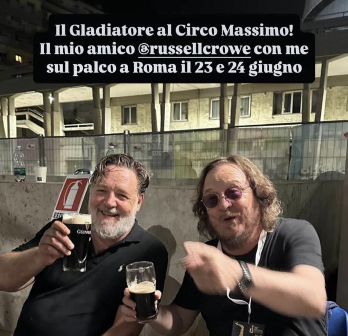 russellcrowe's tweet image. Did you see this ?
#italia #zucchero #justbreathe #circomassimo #roma