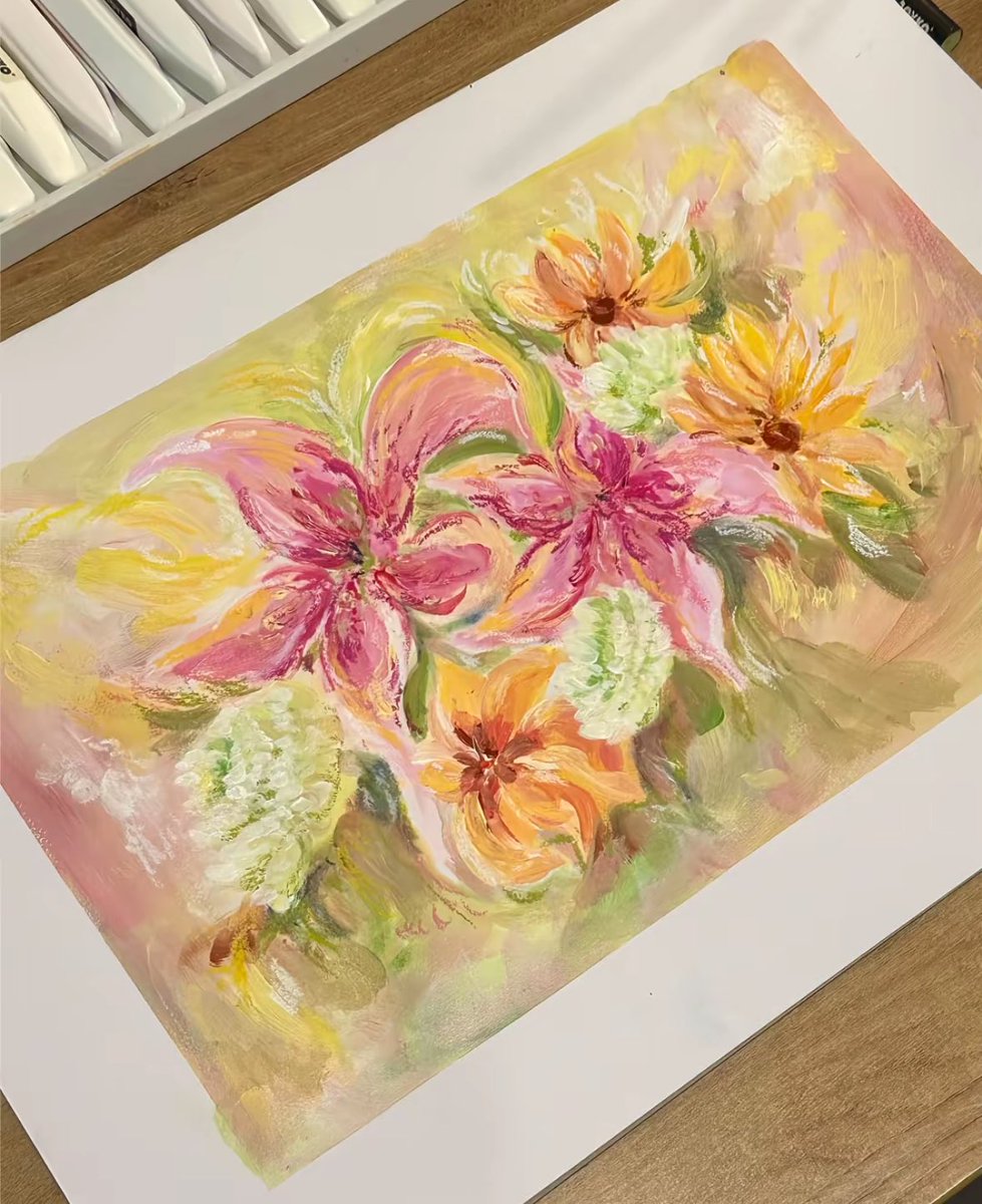 The set VS the painting