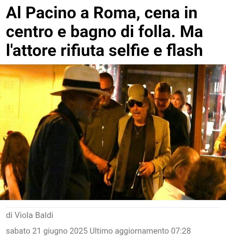 More of Al Pacino in Rome
