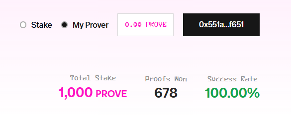 HunterGemsz's tweet photo. Gprovee @SuccinctLabs run stage 2.5 for 40 hours and already got 678 proofs won🫶
How much your proofs guys👀
#succinctprover #Succinct https://t.co/3nZgrvfAAG