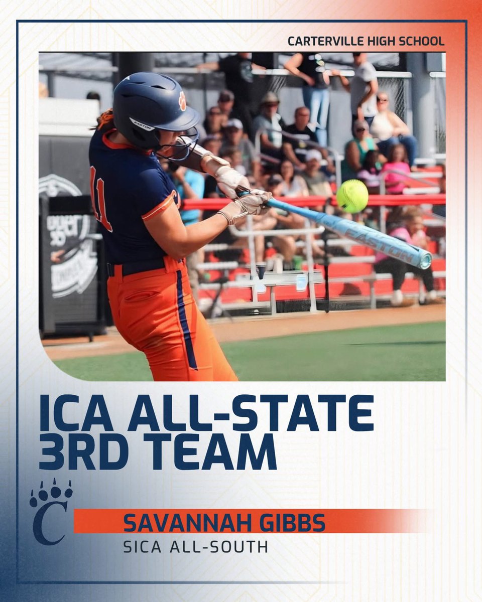 Congratulations to our All-State/All-South softball players!

Caidence Phillips - 1st Team Pitcher
Caidence broke the school record for strikeouts in a season, with 297. 

Colbie Bennett - 1st Team Catcher
Audrina Sloan - 2nd Team Infield
Savannah Gibbs - 3rd Team Outfield