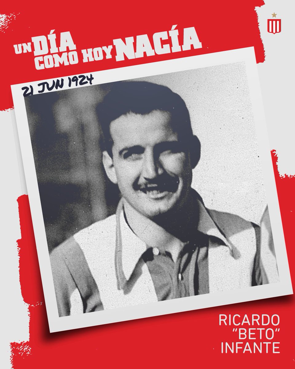 🗓️ 💫 Un gol de colección, una maniobra para la historia. Hoy hubiese cumplido años Ricardo "Beto" Infante, goleador histórico con nuestra camiseta e inventor de la rabona en 1948, una maniobra nunca antes vista dentro de un campo de juego.