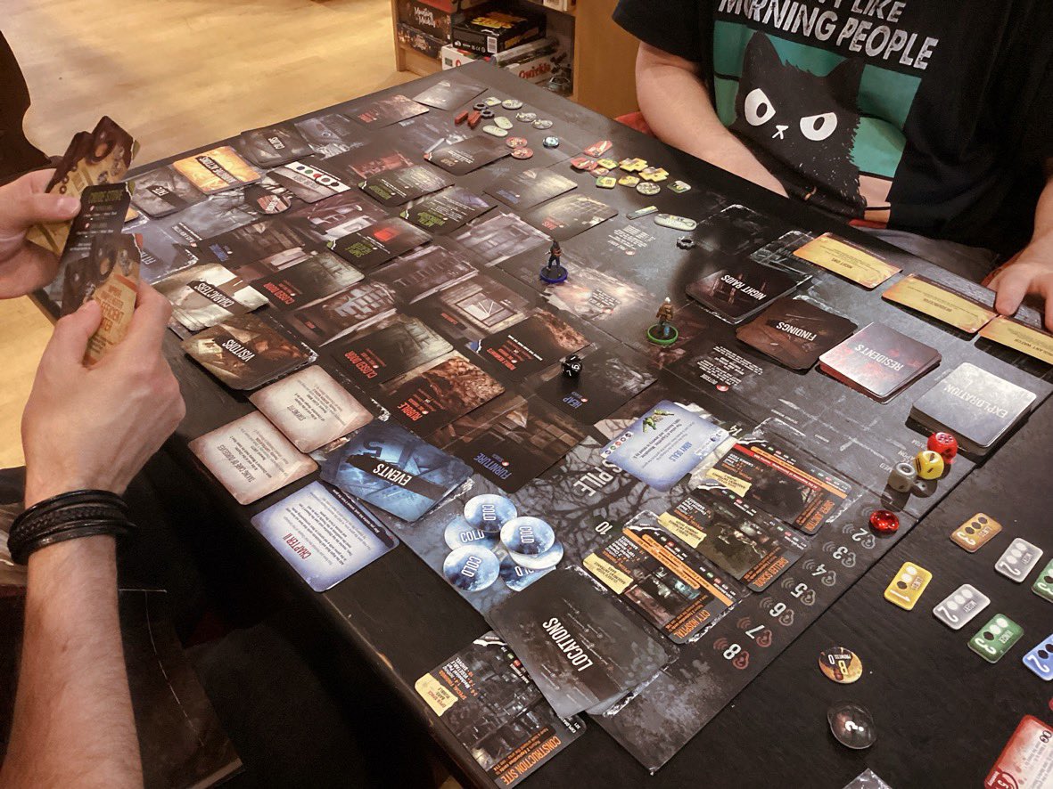 letsxcapetoget1's tweet photo. Some recent games this week in the cafe.
https://t.co/kw9WHi6yEY
#BoardgameCafe #TabletopGames #GameNight #Boardgaming #TabletopCafe #BoardgameLovers #CafeGames #PlayAndSip #BoardgameCommunity #GameCafeAdventure #CafeLife #CoffeeLovers #BaristaMagic #CafeVibes #LatteArt https://t.co/1iFljuIQGz