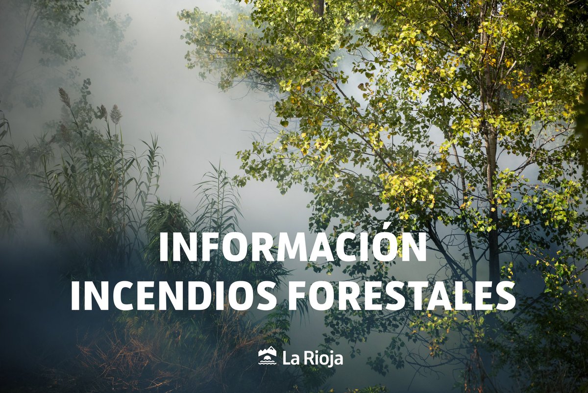 ⚠️ Incendio forestal | Incendio en la zona del mirador de Albelda. 

Se ha movilizado: Agente forestal, MS (helicóptero) y TZ4 ( avión), retén, autobomba y bomberos de Logroño. 

Igualmente, se ha avisado a Guardia civil y ambulancia. 

#IFMiradorAlbelda