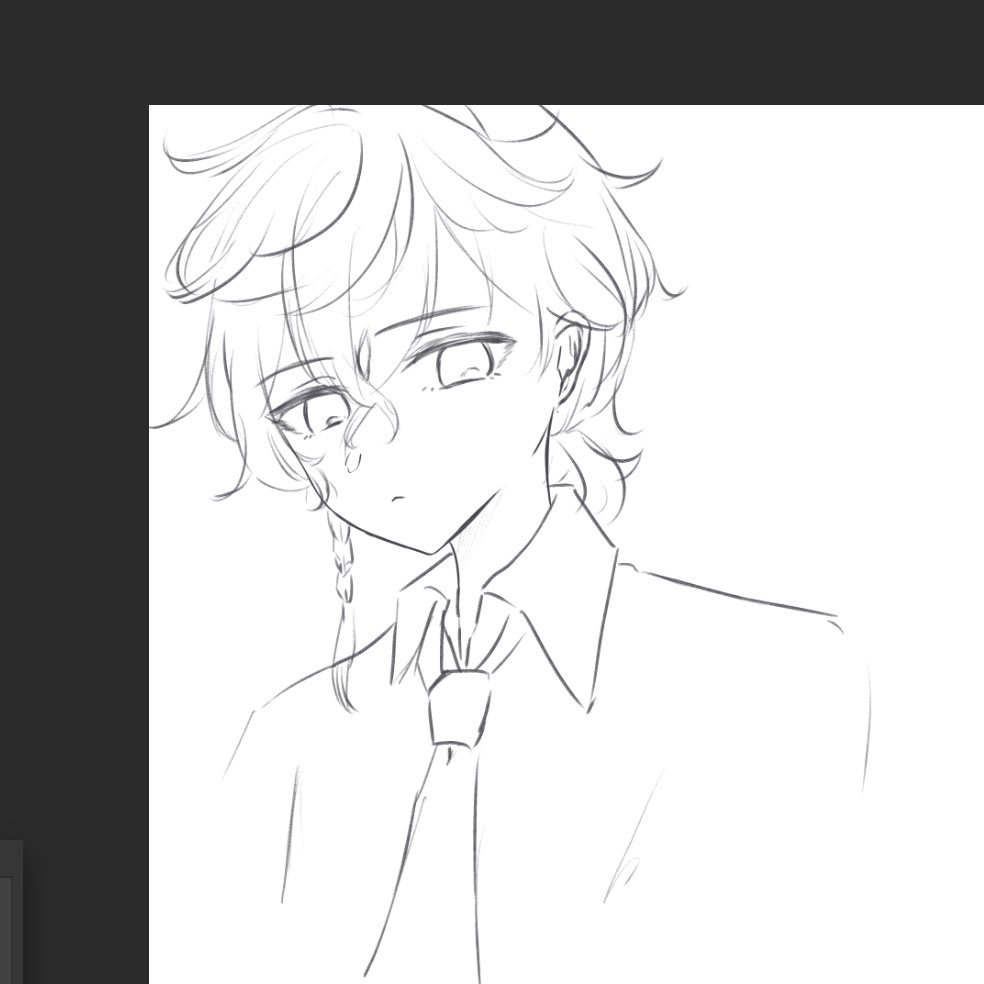 リハビリ(端に描いて後悔)