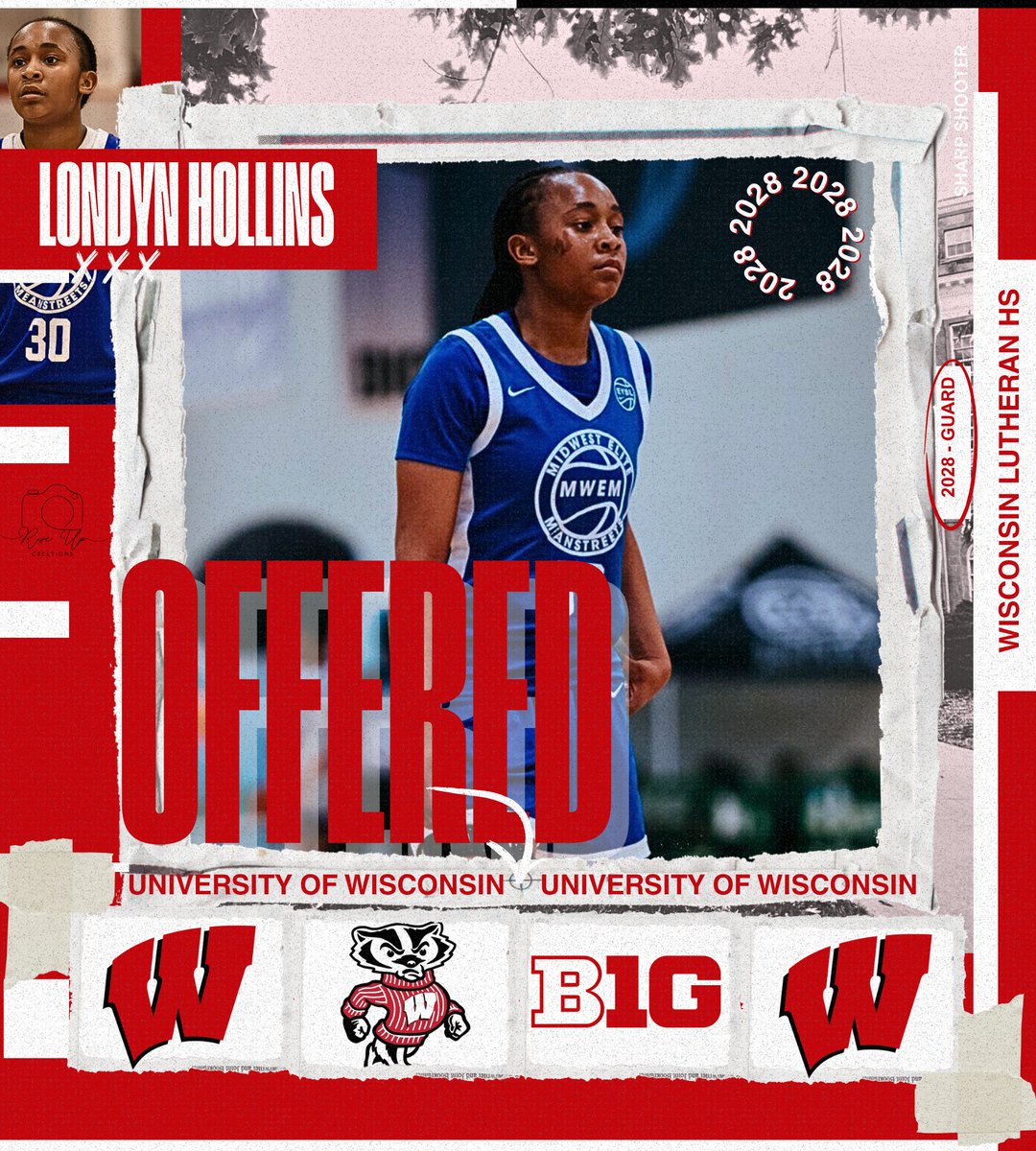 Londyn Hollins earns Big Ten offer from Wisconsin.

The 2028 guard out of Wisconsin Lutheran High School has picked up an offer from the University of Wisconsin, becoming one of the youngest prospects in the region to draw Power Five attention.

A sharp-shooting guard with court