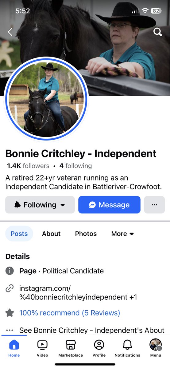 Vote Bonnie Critchley for Battle River Crowfoot!  Independent resident who will actually represent her constituents.