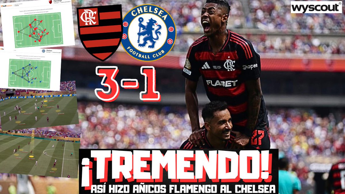 ¡ENORME FLAMENGO! ASÍ DESTROZÓ AL CHELSEA. LO DE JORGINHO, PULGAR Y GERSON.youtu.be/ew2ZVzfon64?si… 
Ya en el canal...