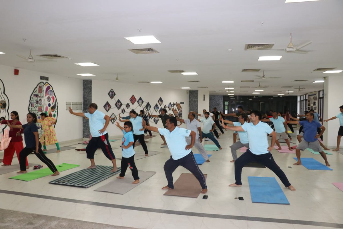 Breathe. Stretch. Connect.
IIIT Allahabad celebrated International Yoga Day with unity and mindfulness, embracing the spirit of wellness and harmony. 🧘‍♂️🌿

#YogaDay2025 #IIITA #HealthAndHarmony