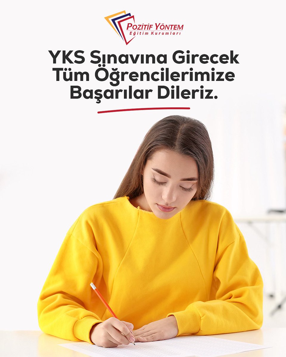 Bugüne kadar verdiğiniz emek, gösterdiğiniz sabır ve harcadığınız zamanın karşılığını alma zamanı ⏳

Tüm öğrenci adaylarımıza başarılar diliyoruz!
Hayal ettiğiniz geleceğe bir adım daha yaklaşmanız dileğiyle… 🌟

YKS 
TYT
AYT