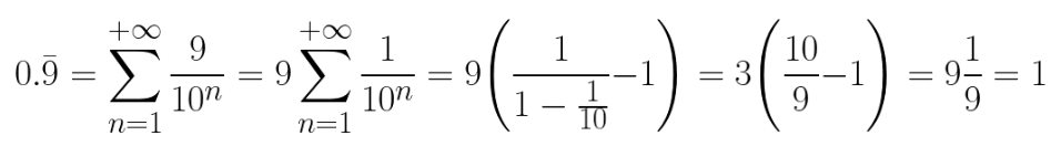 0.99999999... = 1 🔢🧮

#rstats #math #Data #DataScience #DataAnalytics #proof #r #python #dev