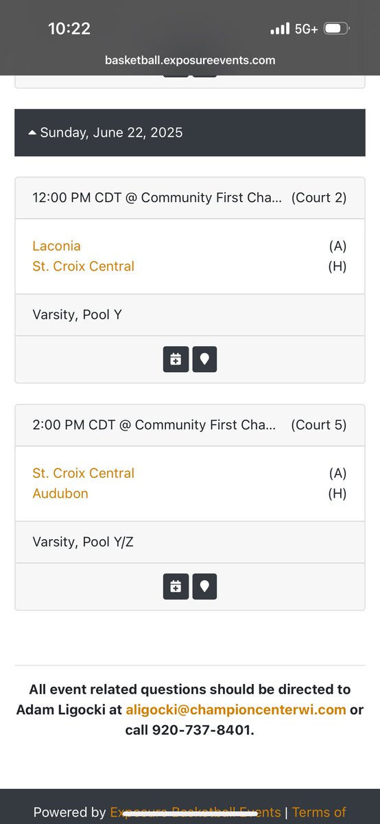 We are here and we are ready!  Tipoff tonight at 6:00 PM.  Come check out the 2025-26 Panther team here in Appleton, WI.