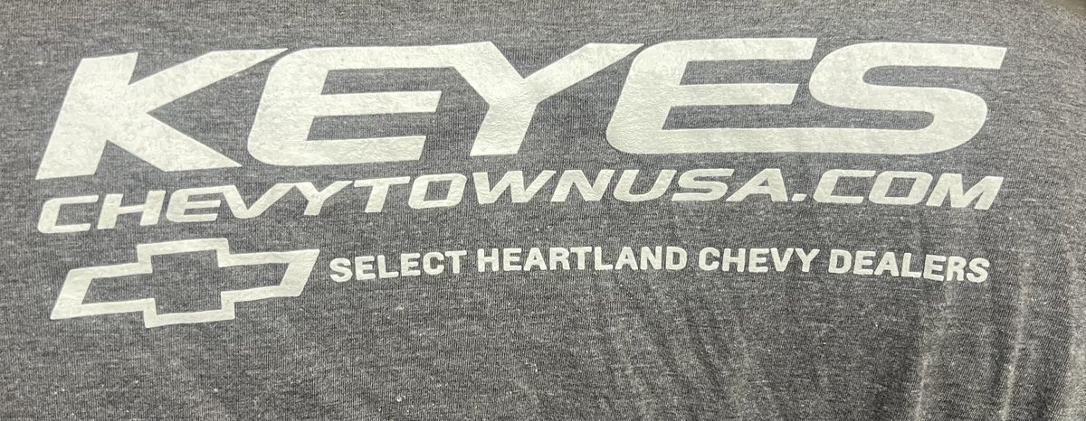 A Big Thank You!  To Joe Keyes and Keyes Chevrolet for the shirt donations for this year’s lift-a-thon.  Also a big thank you to the Menomonie community and Student athletes that earned donations over $2500.00 for the MHS weight room.