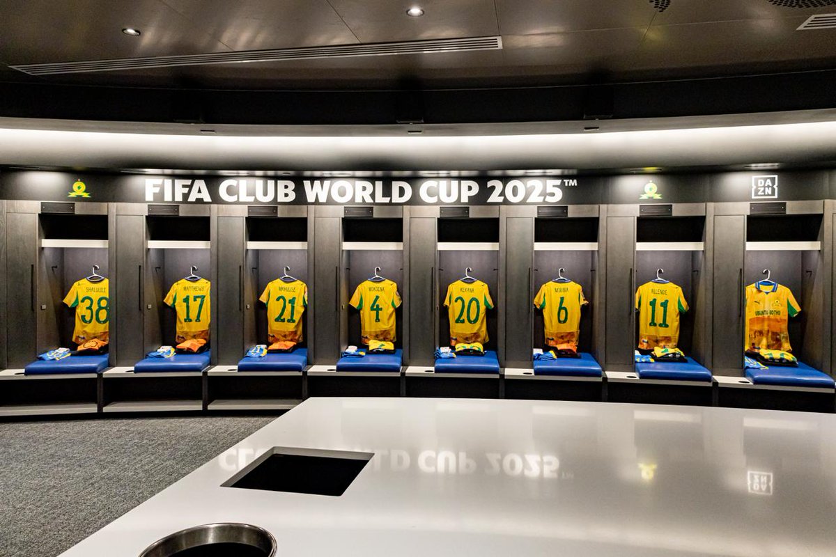 A point in this game and we will qualify...Let's go Bafana Ba style! Ka bo Yellow

#FIFAClubWorldCup2025 #sundowns