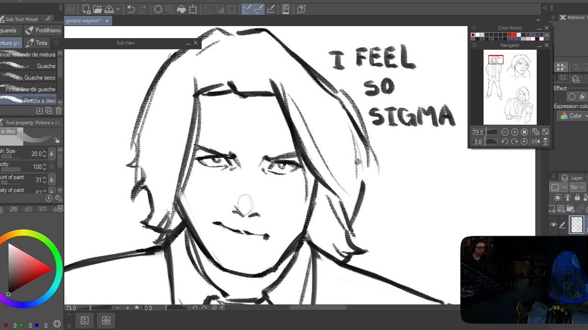 trixdraw's tweet image. trying a new brush