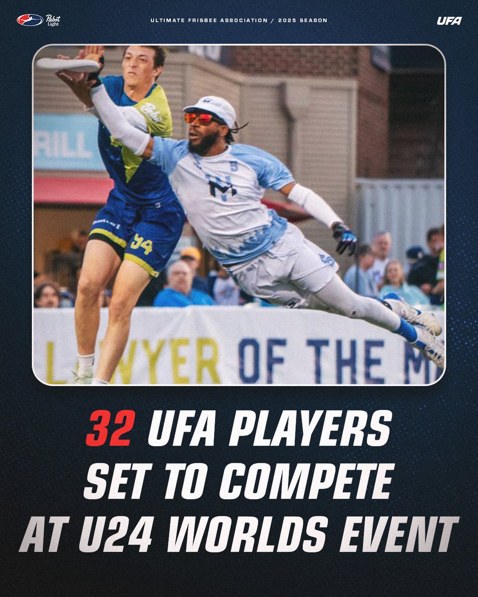 U24 worlds is set to begin in Spain, and 32 UFA players will be competing at the much anticipated event.

Full list: watchufa.com/league/news/20…