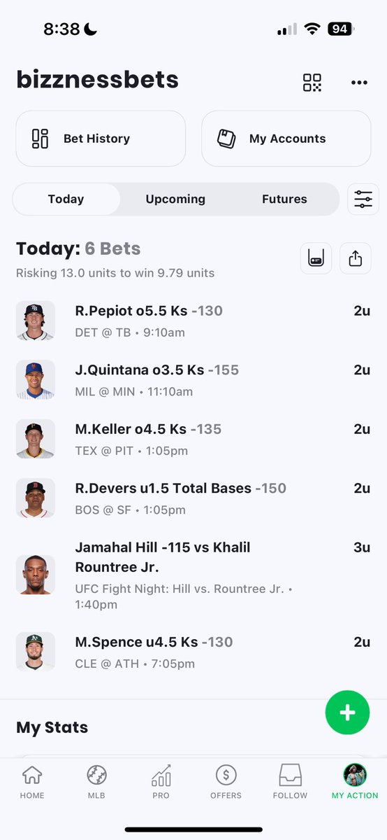 bizznessbets's tweet photo. 10x —> full card —> past month stats … u can lead a horse to water….. https://t.co/Cuf4e2qHTp