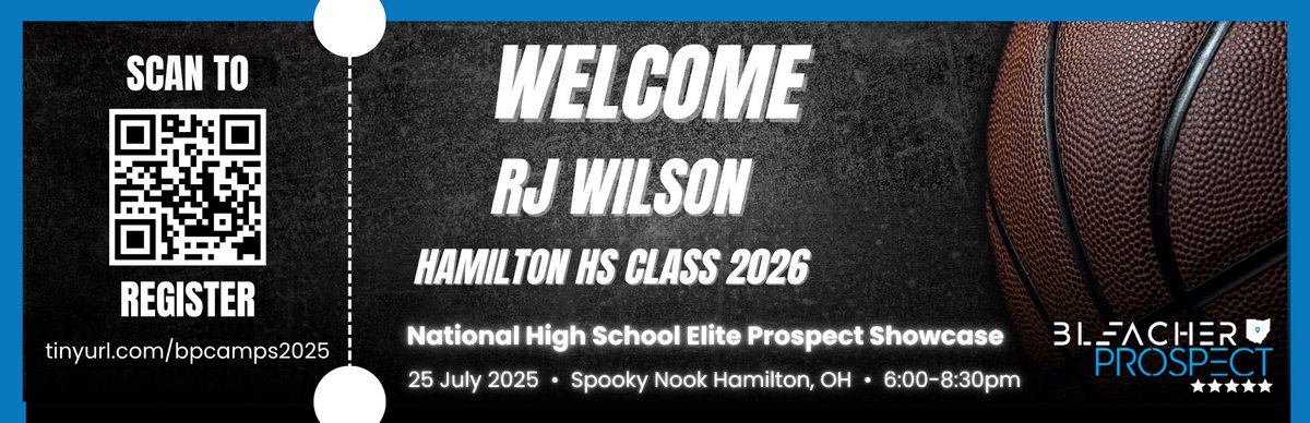 Bleacher Prospect (@bleacherprospec) on Twitter photo Welcome RJ Wilson of Hamilton HS to our National High School Elite Prospect Showcase at Spooky Nook in Hamilton on July 25th from 6:00pm-8:30pm
Get Registered to join him:
tinyurl.com/bpcamps2025
<a href="/NEO_Spotlight/">T.J. Peatross</a> <a href="/_MikeRoth/">Michael Roth</a> <a href="/BeastRj33/">RJ33Beast</a> Welcome RJ Wilson of Hamilton HS to our National High School Elite Prospect Showcase at Spooky Nook in Hamilton on July 25th from 6:00pm-8:30pm
Get Registered to join him:
tinyurl.com/bpcamps2025
<a href="/NEO_Spotlight/">T.J. Peatross</a> <a href="/_MikeRoth/">Michael Roth</a> <a href="/BeastRj33/">RJ33Beast</a>