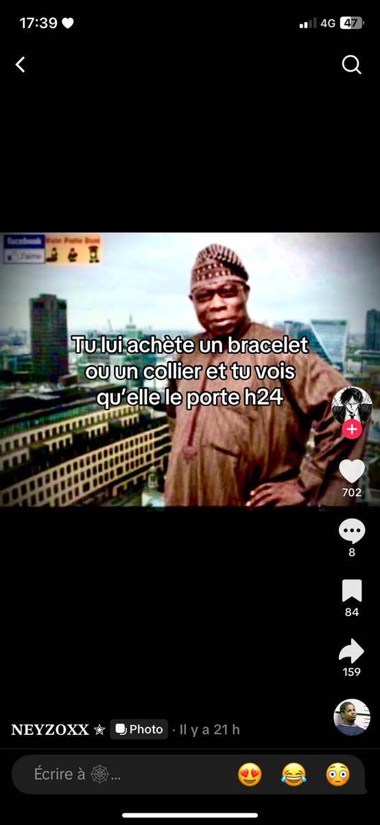 Rah Oe sa commence déjà à voler mes tweet pour les mettre sur TikTok ptdrrr