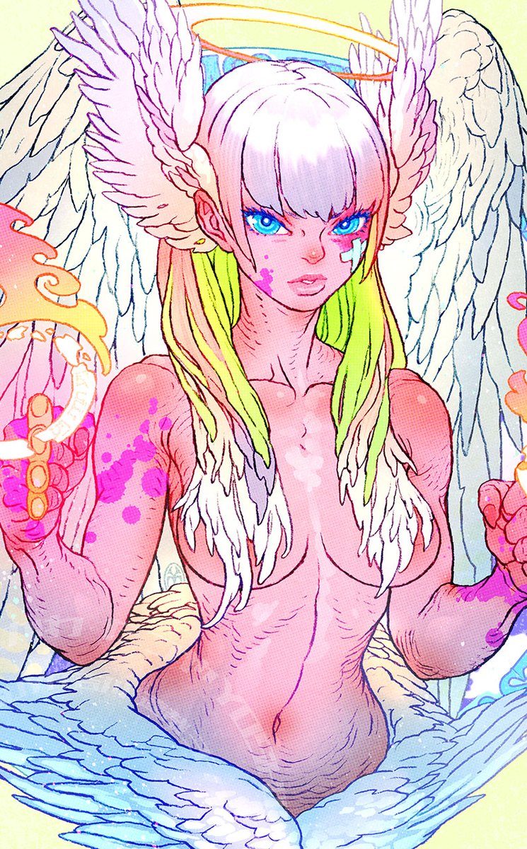 天使メリケンサック
Brass Knuckles Angel
#illustration #oc