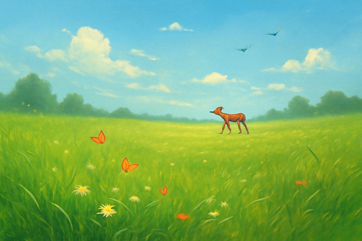 🌱 The morning on the grass, the air fresh and the sun warm. Let's slow down and enjoy the peace of this moment.  
   #openseatouchgrass #opensea <a href="/opensea/">OpenSea</a>