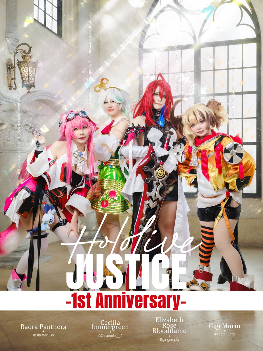FONFON🤍 | Cosnatsu 11MAY (@shutterfon) on Twitter photo ✦JUSTICE 1st Anniversary ✦
⊹ ࣪ ˖𝖇𝖗𝖎𝖓𝖌 𝖏𝖚𝖘𝖙𝖎𝖈𝖊 𝖙𝖔 𝖙𝖍𝖊 𝖜𝖔𝖗𝖑𝖉 ˖࣪⊹
🧡<a href="/Taotan_cos/">TAOTAN ⁺˳✧༚ 🎲🐭🪽</a>
💚<a href="/Caramela__C/">C cosplayer -☄️∞🍵♥</a>
❤️<a href="/gingersptx/">GingerAle👊🏻 @ kokoro event 22/6</a>
🩷 <a href="/ShutterFON/">FONFON🤍</a>
#Justice1YR #BloodflameArt #rkggk #Immergination #RaorArt ✦JUSTICE 1st Anniversary ✦
⊹ ࣪ ˖𝖇𝖗𝖎𝖓𝖌 𝖏𝖚𝖘𝖙𝖎𝖈𝖊 𝖙𝖔 𝖙𝖍𝖊 𝖜𝖔𝖗𝖑𝖉 ˖࣪⊹
🧡<a href="/Taotan_cos/">TAOTAN ⁺˳✧༚ 🎲🐭🪽</a>
💚<a href="/Caramela__C/">C cosplayer -☄️∞🍵♥</a>
❤️<a href="/gingersptx/">GingerAle👊🏻 @ kokoro event 22/6</a>
🩷 <a href="/ShutterFON/">FONFON🤍</a>
#Justice1YR #BloodflameArt #rkggk #Immergination #RaorArt