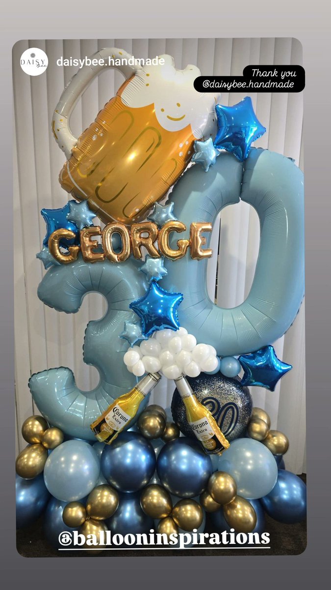Give us a call to find out how we can customise a balloon stack for your loved ones. ballooninspirations.com