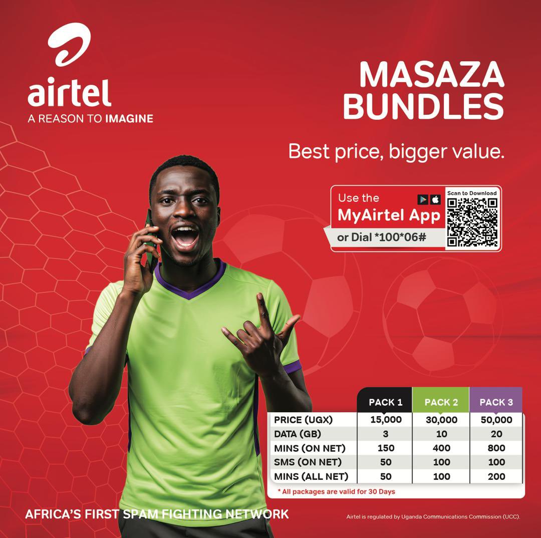 Something new in town 
Masaza bundles 🤭
Get them this weekend and enjoy bigger bundles with bigger offers 
#Masazabundles