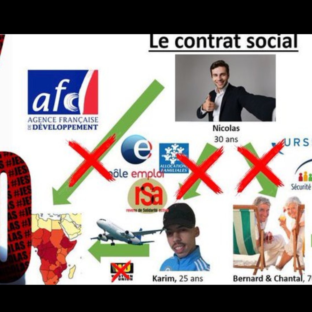 Il m'aura fallu 5min de retour sur X pour voir défendre un post d'argumentaire nul d'un compte qui affiche dès sa bannière la pseudo-carte censée montrer que les Africains seraient stupides, sous-entendant que "Nicolas" se fait voler par eux et "Karim"...c'est bon je repars.