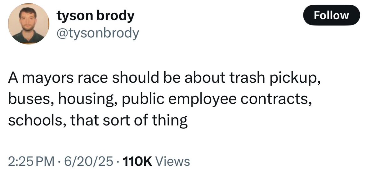 You’re not gonna believe what Zohran is campaigning on