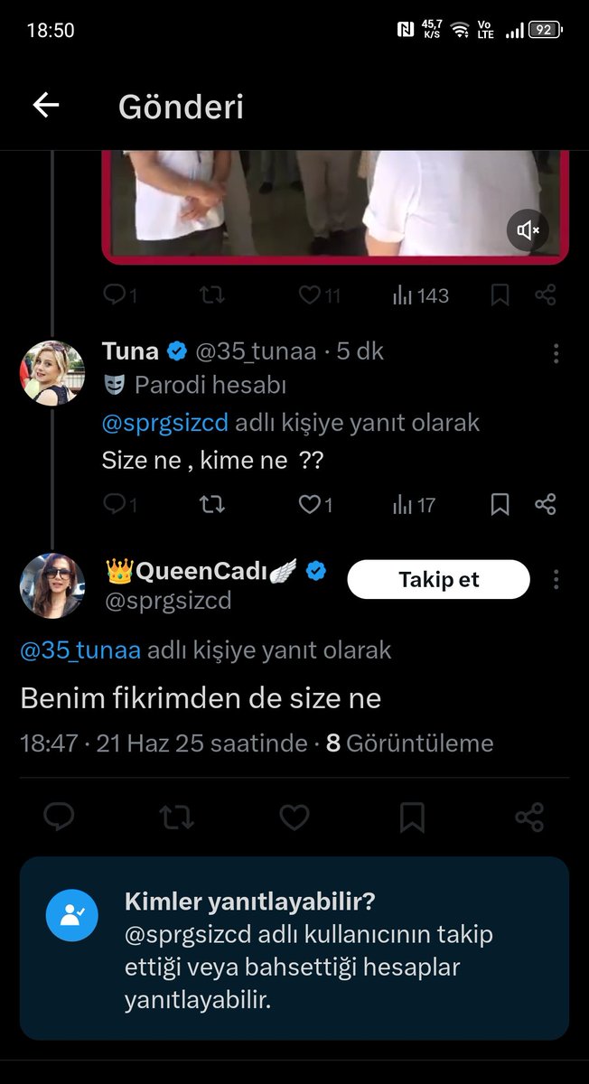 Kendi fikrinden başka fikre tahammül edemeyince engellemiş demokratik insan :))