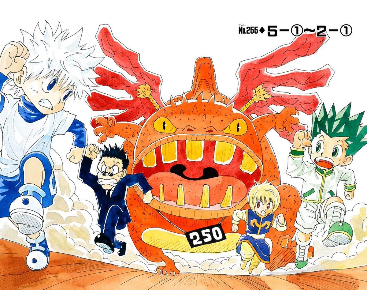 Togashicontent's tweet image. Hunter x Hunter chapter 255
