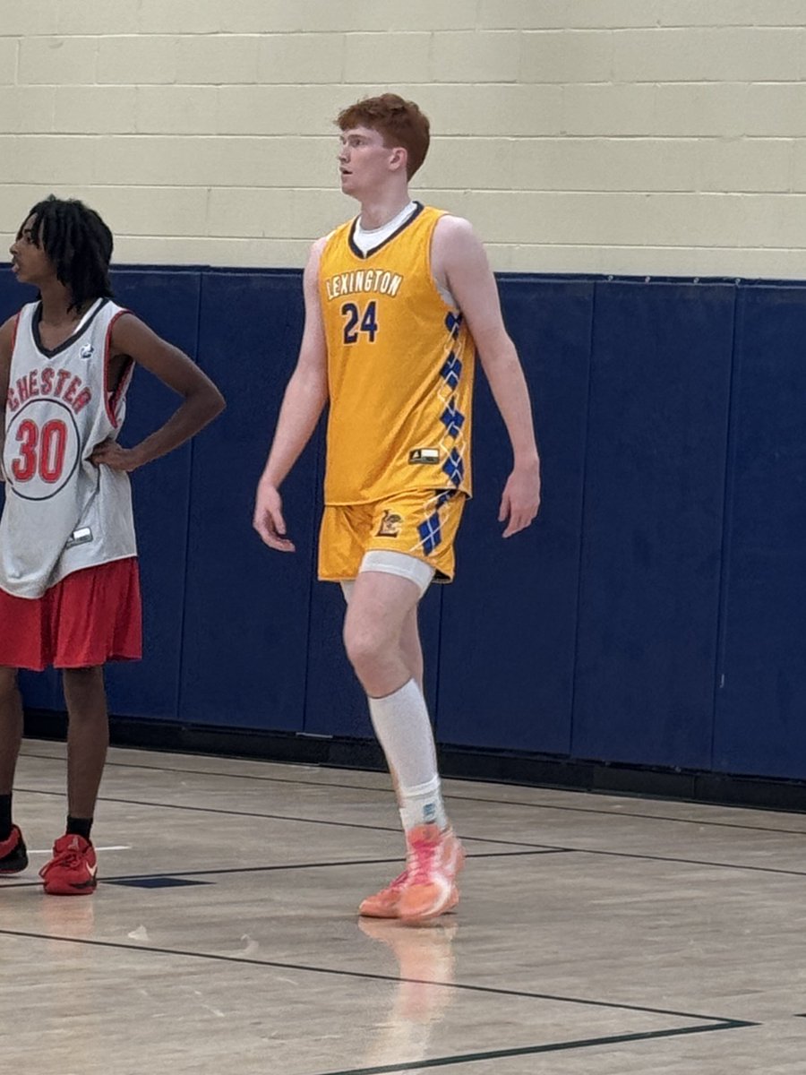 Sam Mills ‘27 (Lexington) is a huge paint presence. Has the height, length, and strength that allows him to dominate the paint. Has good footwork and a soft touch inside. Rebounds the ball well on both sides and runs the floor. Wouldn’t be shocked if his recruitment picks up this