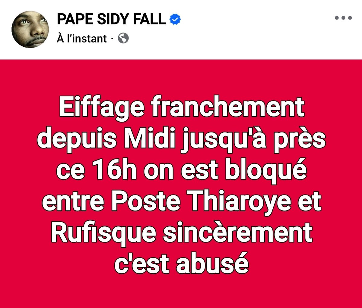 Pape sidy fall (@papesidy) on Twitter photo Franchement Franchement