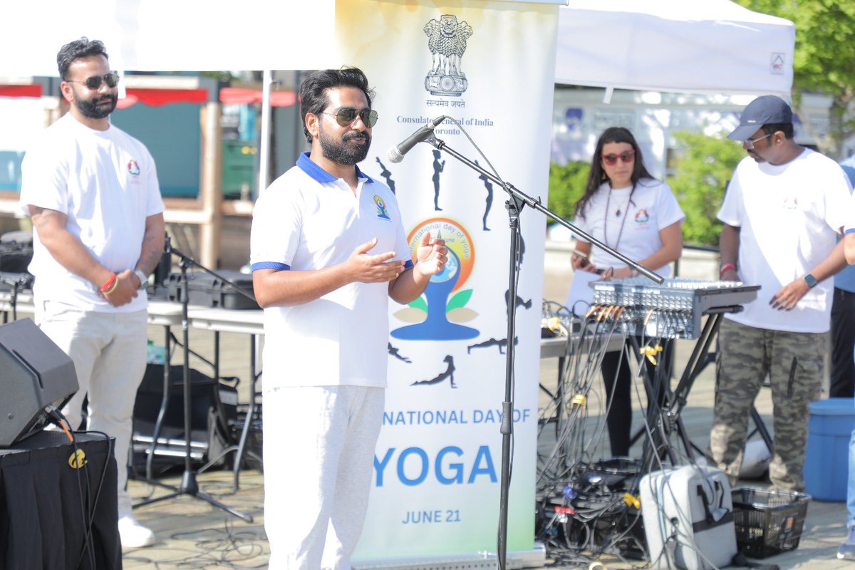 IndiainToronto (@indiaintoronto) on Twitter photo Halifax Yoga Fest 2025 was organized in collaboration with <a href="/BuildNovaScotia/">Build Nova Scotia</a> at the scenic Foundation Wharf in Halifax.
11th #InternationalDayOfYoga celebration brought together yoga enthusiasts from across Nova Scotia for a vibrant day of wellness and community. Participants Halifax Yoga Fest 2025 was organized in collaboration with <a href="/BuildNovaScotia/">Build Nova Scotia</a> at the scenic Foundation Wharf in Halifax.
11th #InternationalDayOfYoga celebration brought together yoga enthusiasts from across Nova Scotia for a vibrant day of wellness and community. Participants