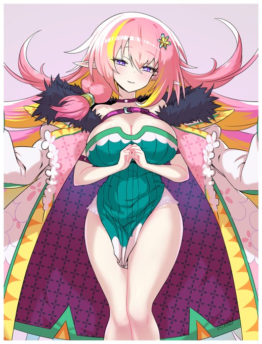 Great Wizard Nemu☘️
大魔導士ネムさん🌿
#創作 #エルフ 